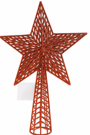 estrella decorativa roja