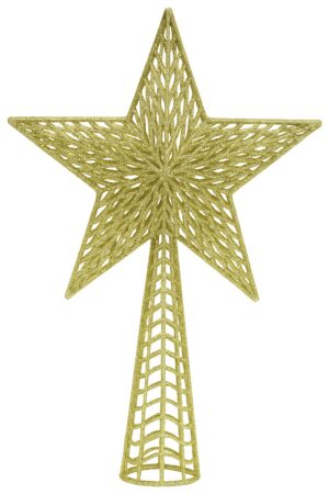 estrella decorativa dorada